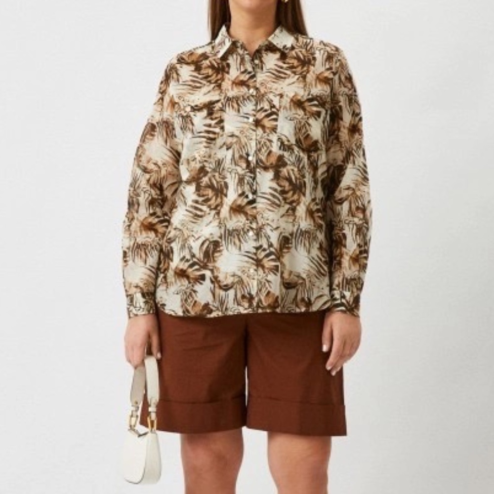 Marina Rinaldi Sport Button Down Blouse